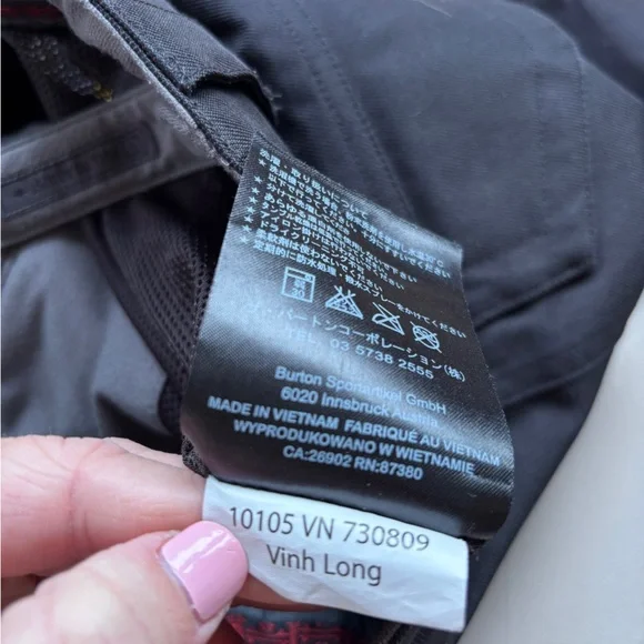 Burton dryride vinh long snowboard pants mens XS - Picture 5 of 7